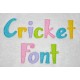 Cricket Embroidery Font